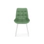 Стул на металлокаркасе Челси П фисташковый (zd 651) / белый