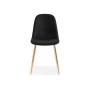 Стул на металлокаркасе Dabl black / gold