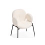 Стул на металлокаркасе Kalipso white / black