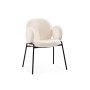 Стул на металлокаркасе Kalipso white / black