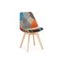Стул деревянный Mille fabric multicolor