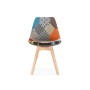 Стул деревянный Mille fabric multicolor