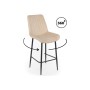 Барный стул Седа 360 бежевый (zd 210) / черный np