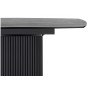 Керамический стол Фестер 140(180)х80 larka grey / черный