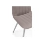 Стул на металлокаркасе Дани латте (zd 290) / серый np