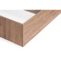Кровать Taika 160х200 дуб золотой / камень темный