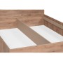 Кровать Taika 160х200 дуб золотой / камень темный