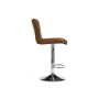Барный стул Paskal brown / chrome