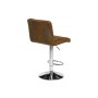 Барный стул Paskal brown / chrome
