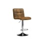 Барный стул Paskal brown / chrome