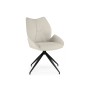 Стул на металлокаркасе Miranda 360 крутящийся beige / black