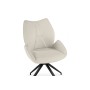 Стул на металлокаркасе Miranda 360 крутящийся beige / black