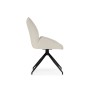Стул на металлокаркасе Miranda 360 крутящийся beige / black