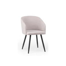 Стул на металлокаркасе Монер светло-серый (glory 36) / черный