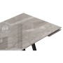 Керамический стол Силлем 120(180)х80х77 dyna fantasico grey / черный