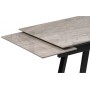 Керамический стол Силлем 120(180)х80х77 dyna fantasico grey / черный
