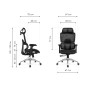 Компьютерное кресло Olimpus black / chrome