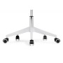 Офисное кресло Konfi light gray / white