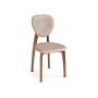 Стул деревянный Вакимо ткань tenerife beige / миланский орех