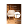 Стул деревянный Инфини 360 латте (ocean 003) / светлое дерево