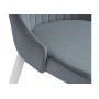 Стул на металлокаркасе Kora white / gray