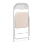 Стул на металлокаркасе Fold 1 складной beige / white