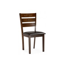 Стул деревянный Simol темно-коричневый / коричневый