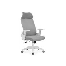 Компьютерное кресло Flok gray / white