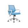 Компьютерное кресло Ergoplus blue / white