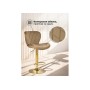 Барный стул Porch dark beige / golden