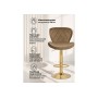 Барный стул Porch dark beige / golden