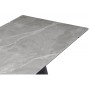 Керамический стол Вейв 160(220)х89 larka grey / черный