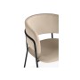 Стул на металлокаркасе Осло темно-бежевый (H-07) / черный