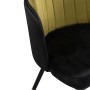 Стул на металлокаркасе Penelopa black / hakki /  black / gold