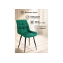 Стул на металлокаркасе Челси 360 К зеленый (zd 667) / черный np