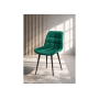 Стул на металлокаркасе Челси 360 К зеленый (zd 667) / черный np