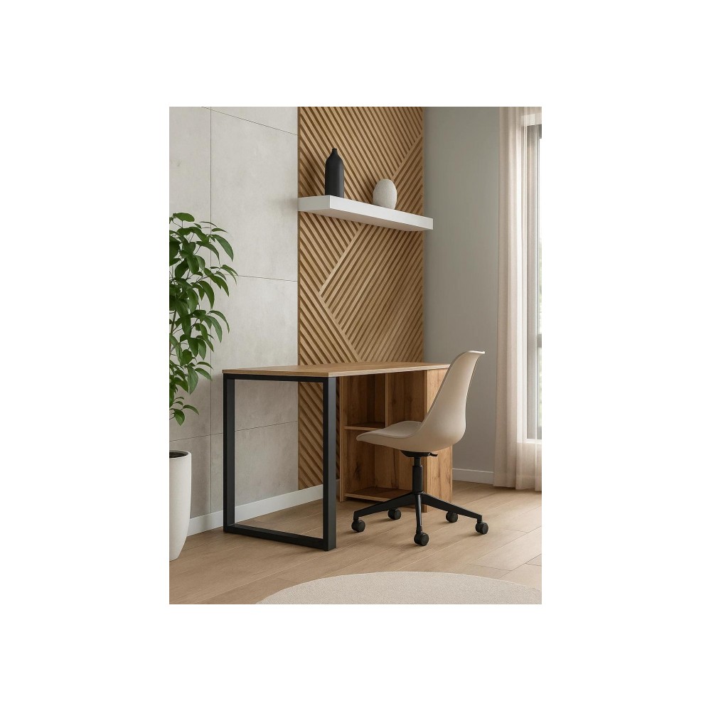 Офисная мебель Битти Лофт 116х60х75 дуб вотан / черный матовый Офисная мебель Битти Лофт 116х60х75 дуб вотан / черный матовый