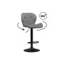Барный стул Trio light gray / black