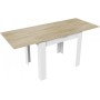 Стол деревянный Промо Тип 3 белый / дуб сонома светлый