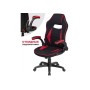 Офисное кресло Plast 1 red / black