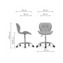 Офисное кресло Trizor white / black
