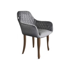 Стул деревянный SHT-ST38 / S122 угольно-серый / темный орех / черный муар Стул деревянный SHT-ST38 / S122 угольно-серый / темный орех / черный муар