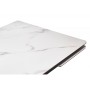 Керамический стол Мэриан 120(180)х80 snow alpin white / черный