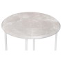 Журнальный стол Грейс мрамор серый / белый