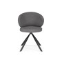 Стул на металлокаркасе Solomon крутящийся gray / black