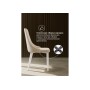 Стул на металлокаркасе Kora white / beige