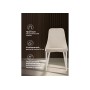 Стул на металлокаркасе Kora white / beige
