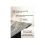 Керамический стол Мален 240x110 mineral stone baldoser / черный