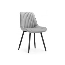 Стул на металлокаркасе Вейв светло-серый / черный