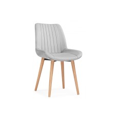 Стул деревянный Седа светло-серый (zd 960) / светлое дерево np
